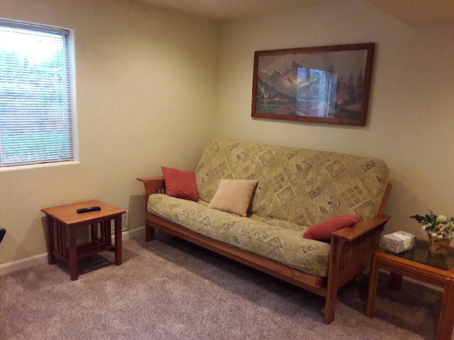 Our basement guest suite has shared entrance, but entire level is private.