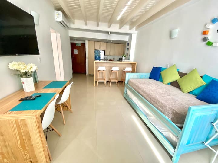 Moderno,  Central Y Cómodo Apartamento - San Andrés