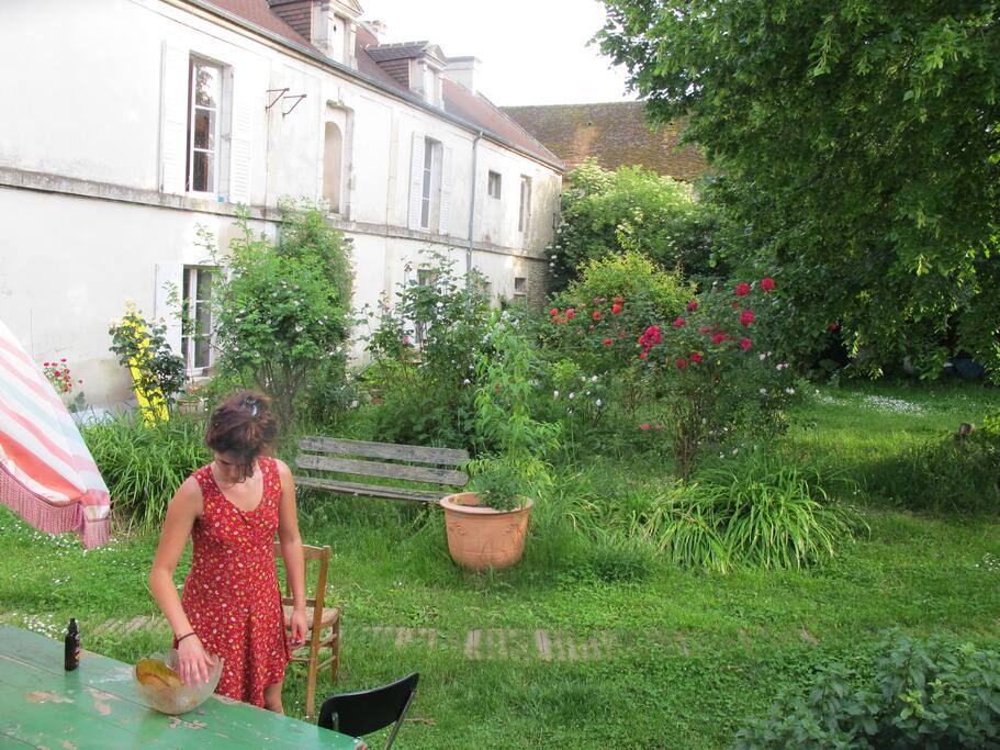 jardin arrière