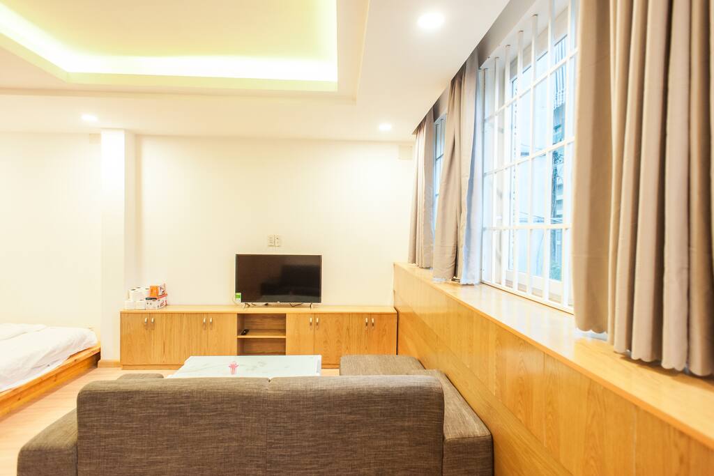 Modest furniture, welcoming you just like your home in a foreign country.