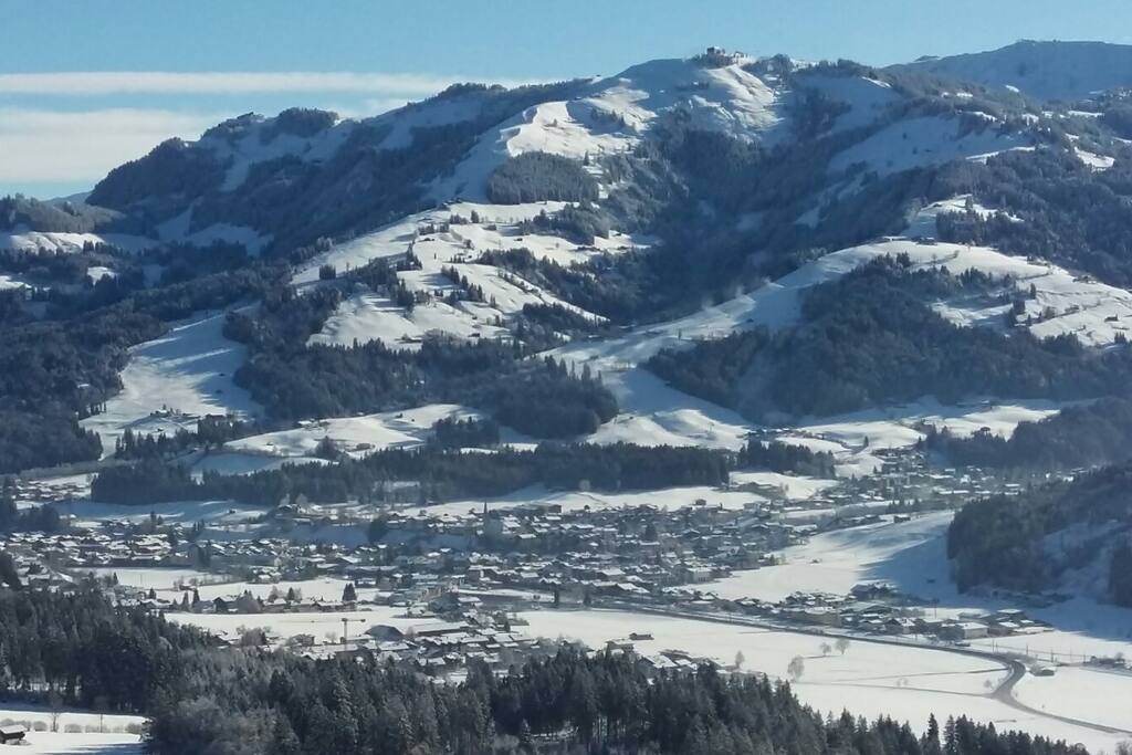 Ausblick nach Kirchberg