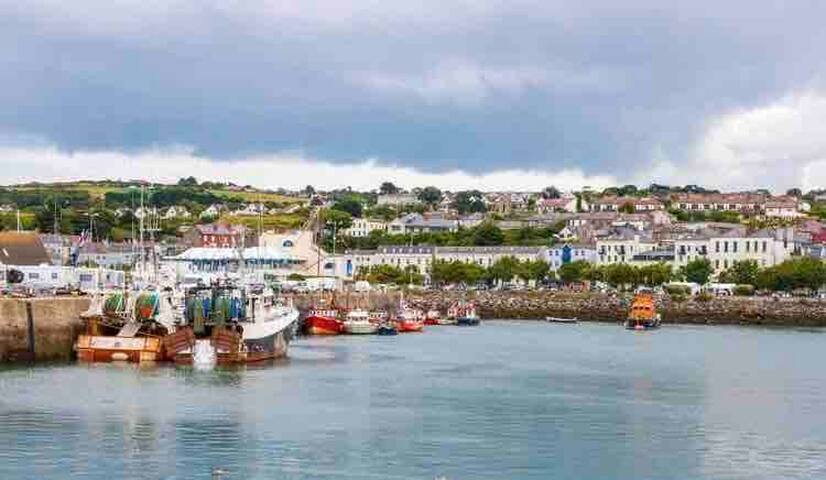 Quiet seaside home near city, airport & Howth