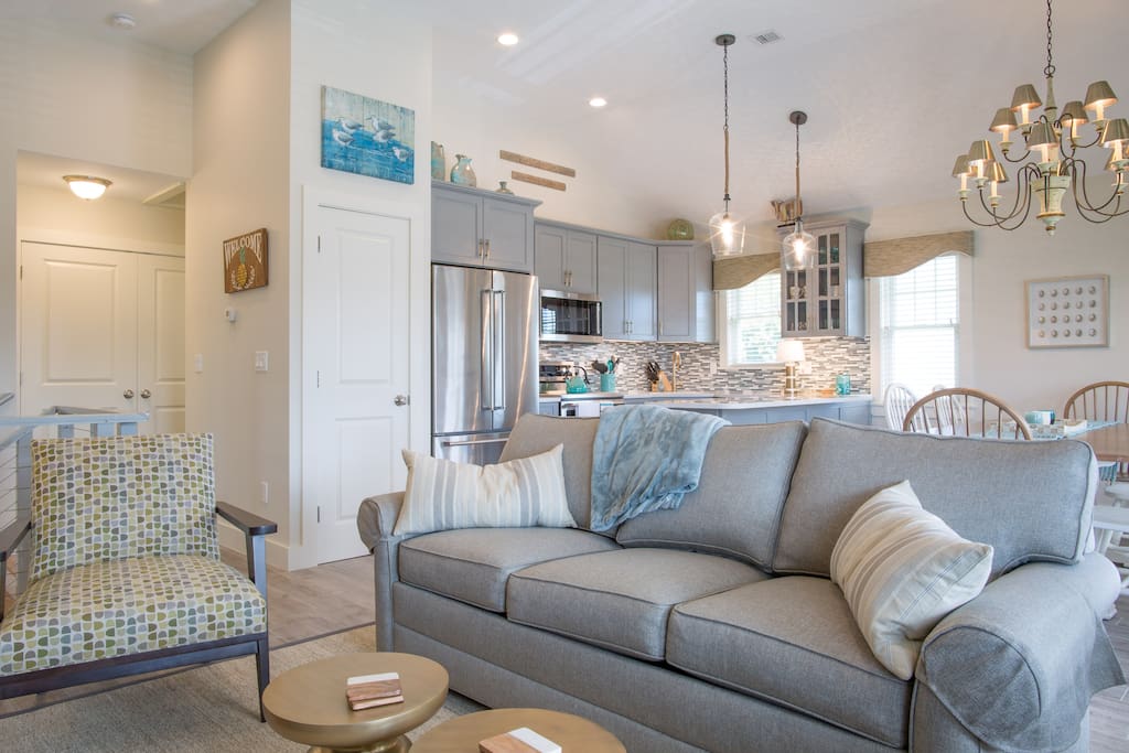 Open concept Living area