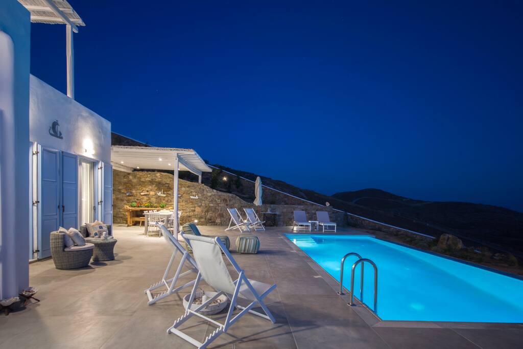 Outside area at night