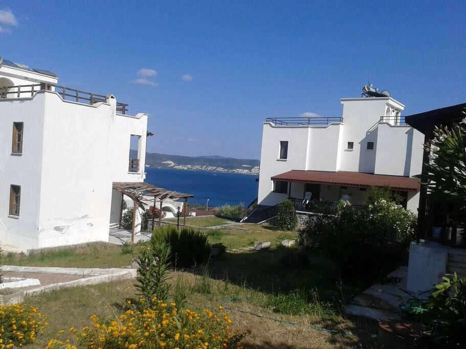 Villa nin veranda goruntusu