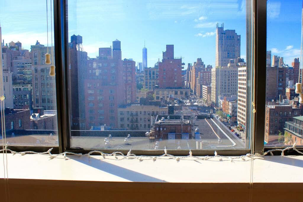 View from living-room.
