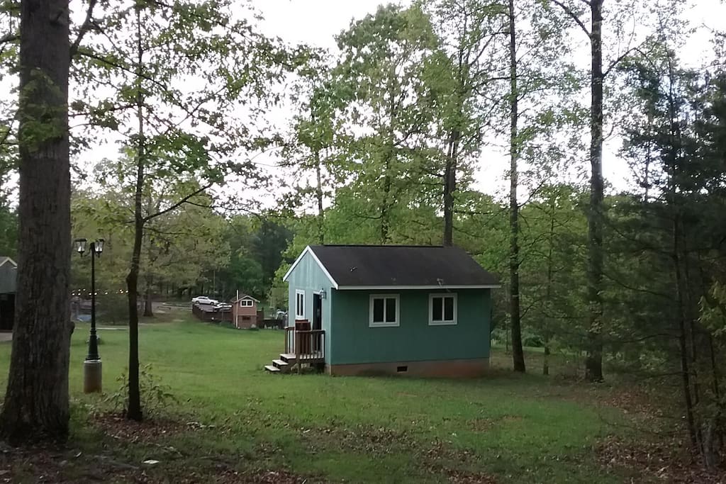Looking down towards Host House