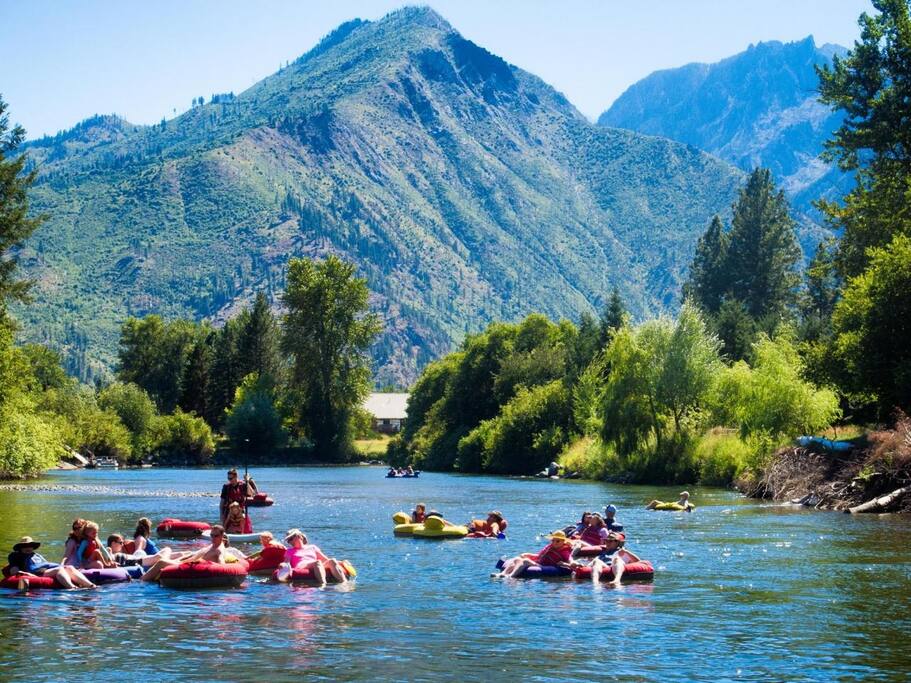 Lazy afternoon river float.