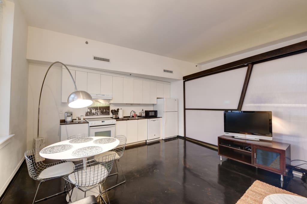 Open concept living-dining-kitchen