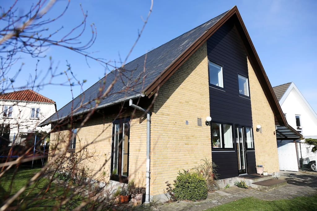 Front and side of house