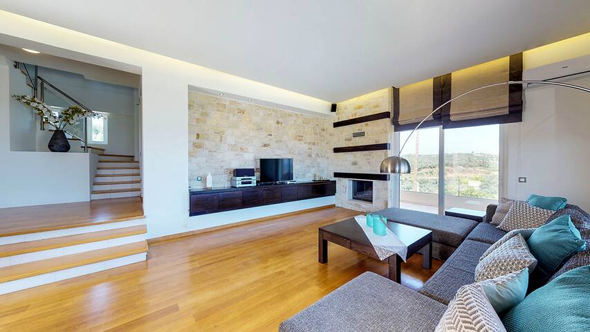 Lofos Village, Deluxe Villa seaview,glass pool gallery image 2