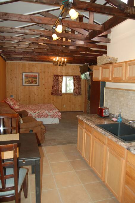 Kitchen area, room view