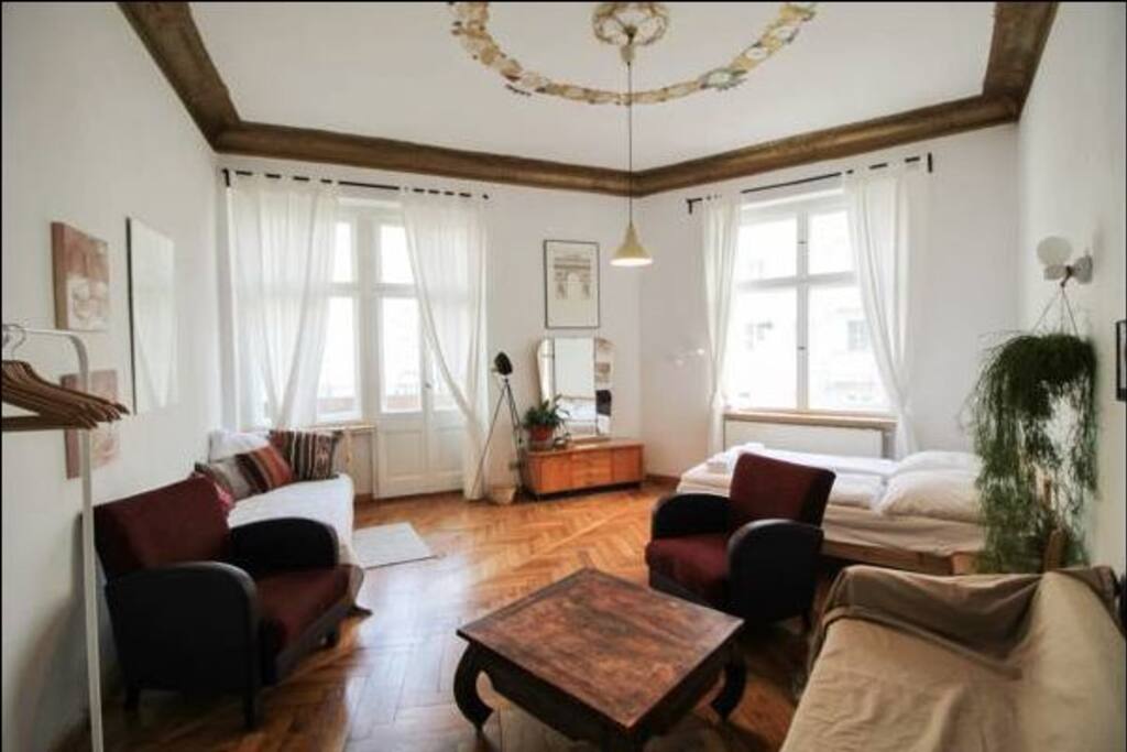 general view of the room as you come in
