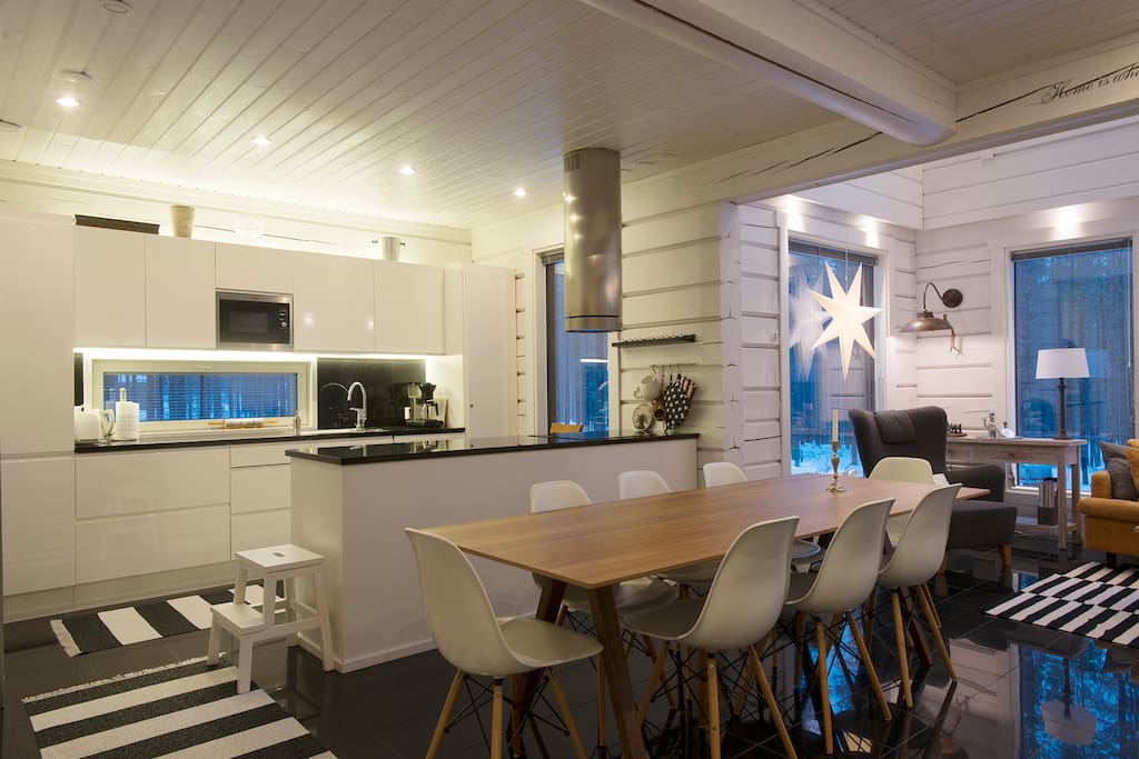First floor
Kitchen and dining area