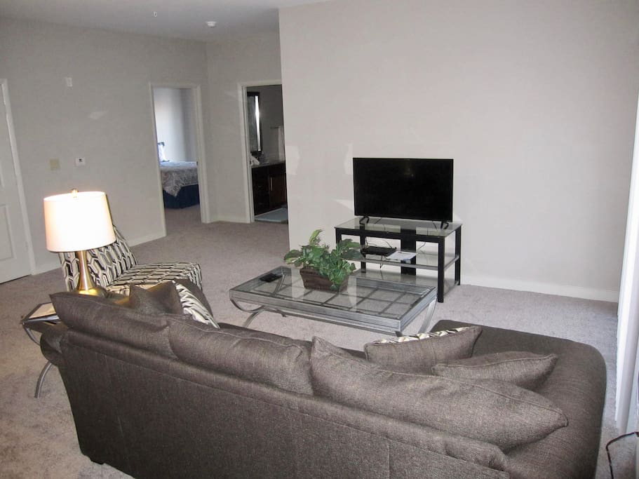 Large open living room