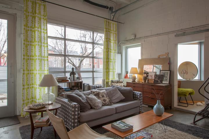 Urban converted gas station in heart of South Side