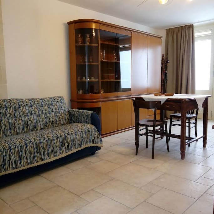 salotto con divano letto