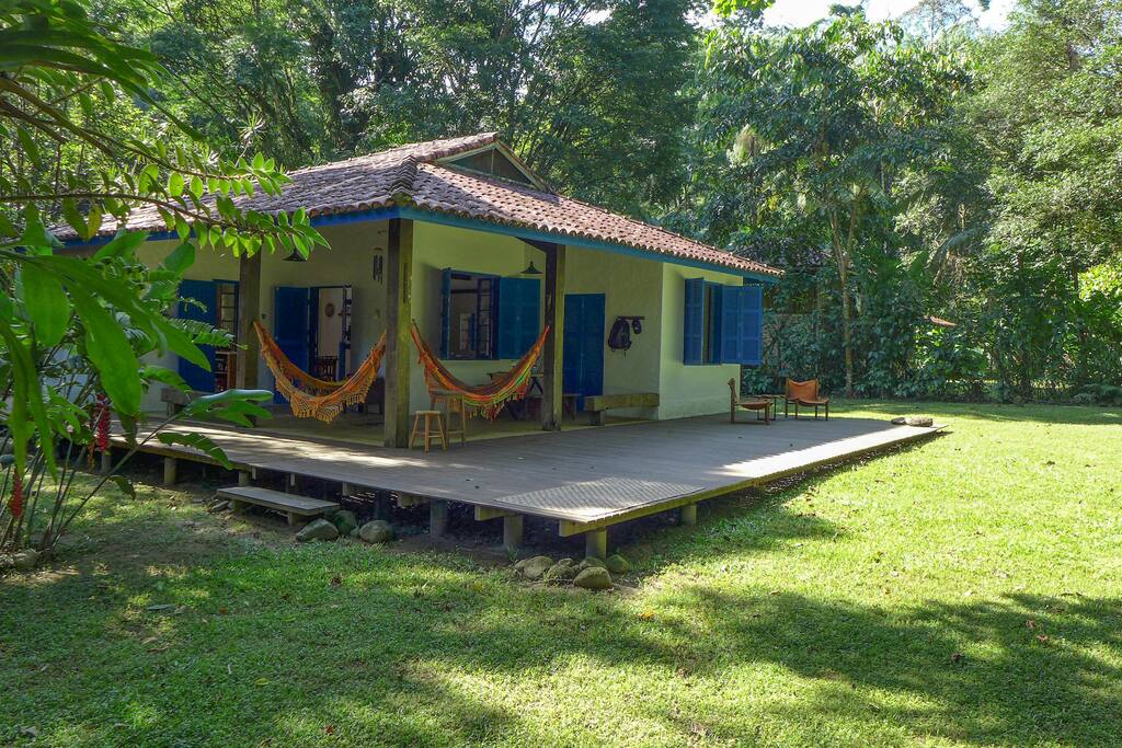 deck externo em L