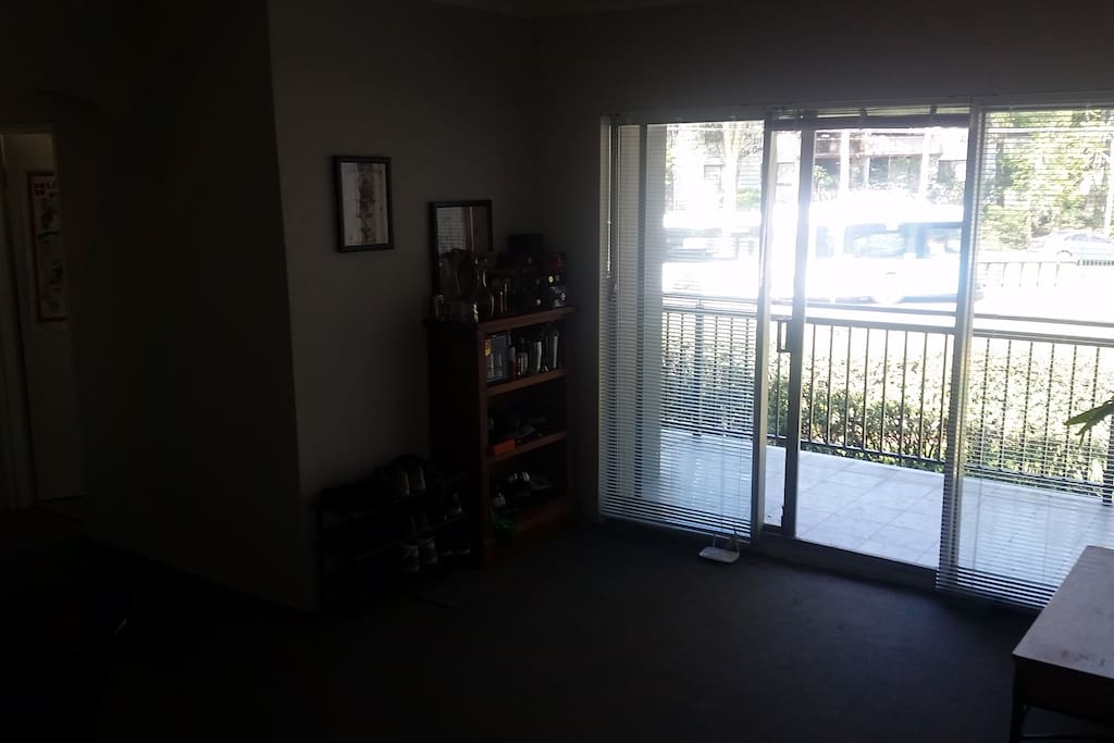 Large balcony