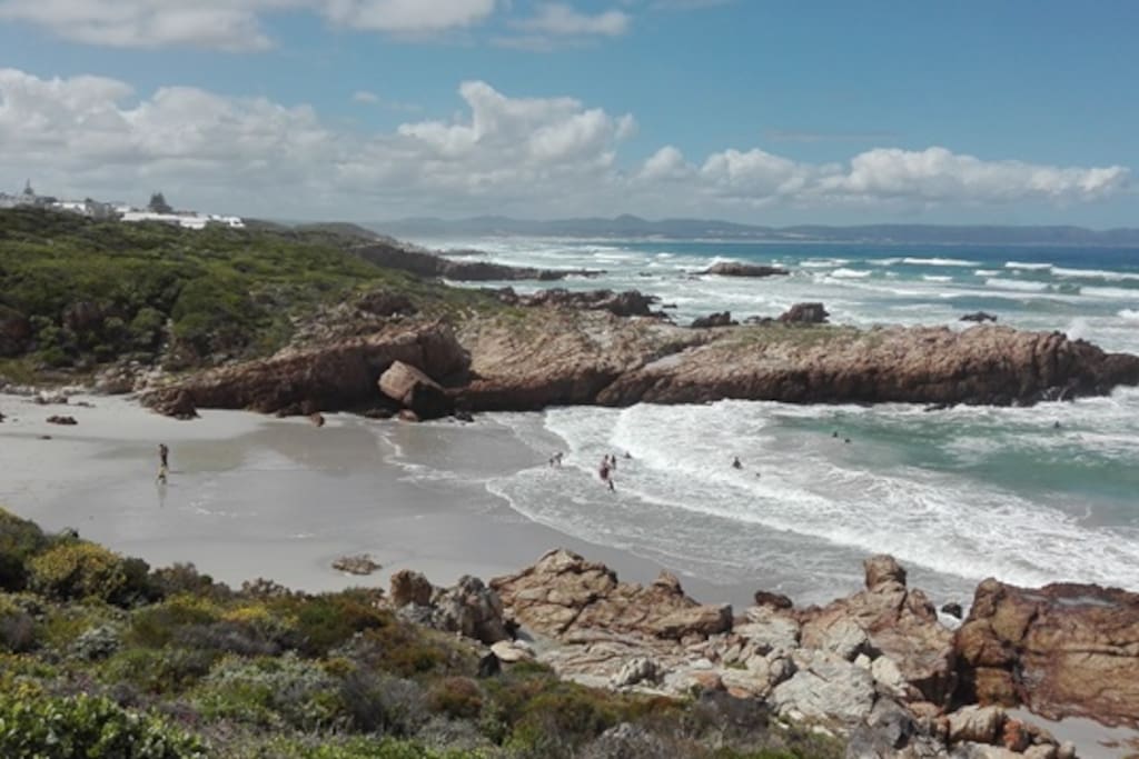 Safe swimming at Langbaai
