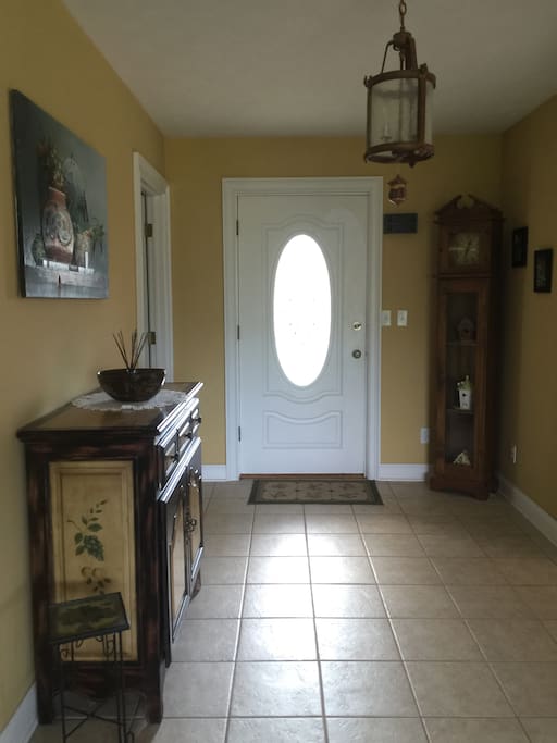 Sunny entryway