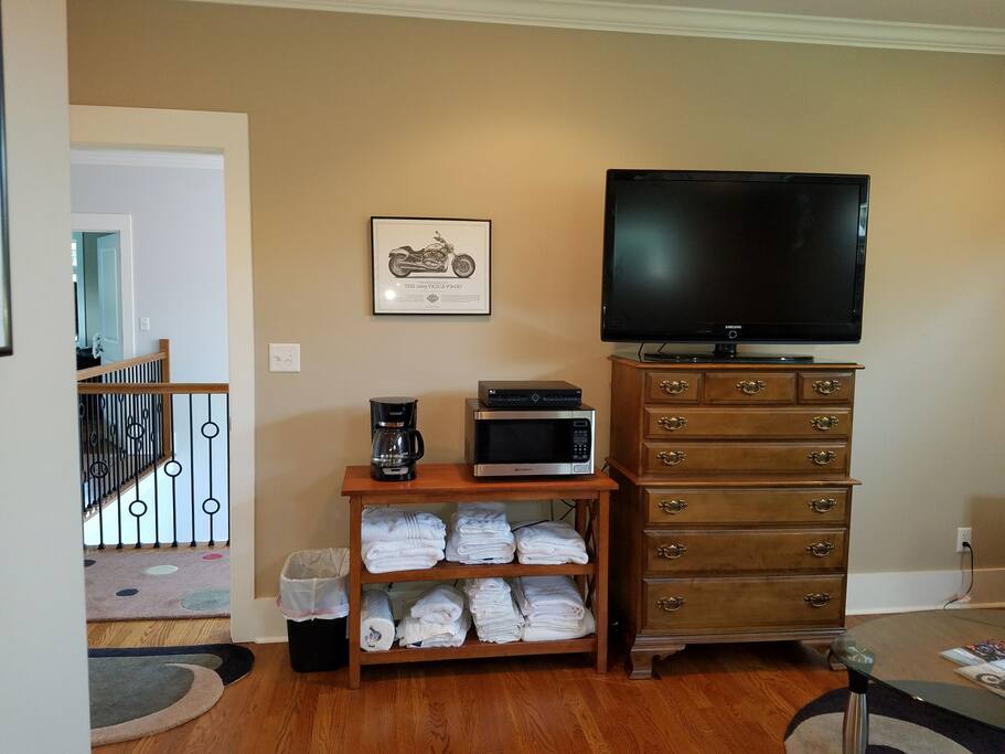Second floor private entrance.