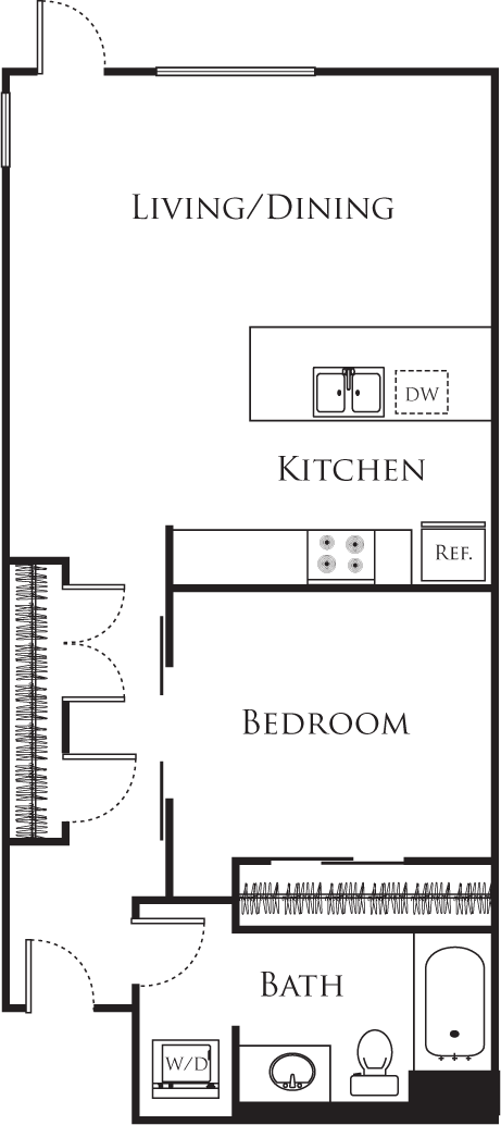 Floorplan diagram for A3, showing Studio