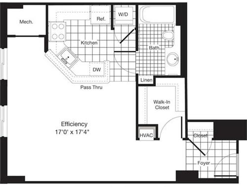 Plano de Studio D (muestra Estudio)