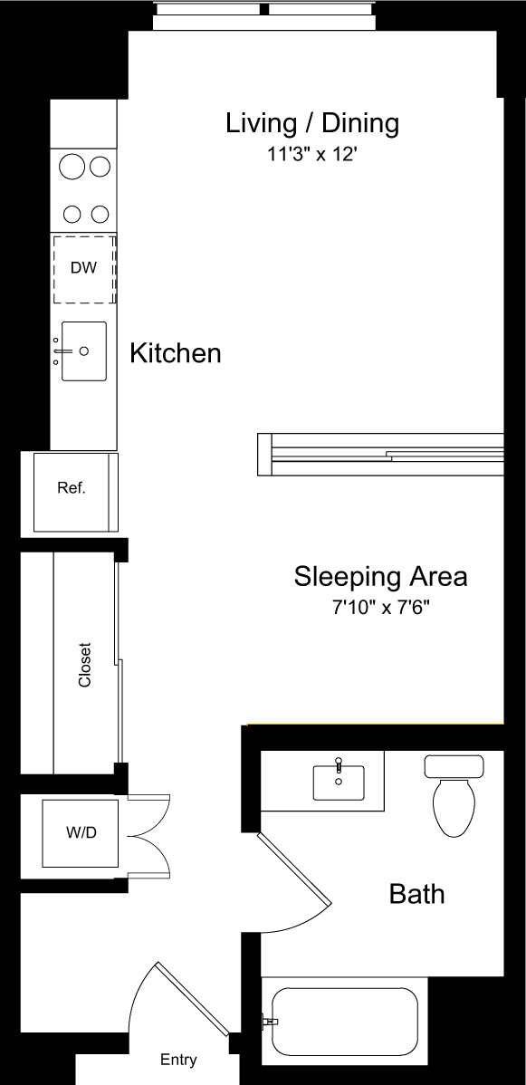 Plan pour Studio C, montrant Studio