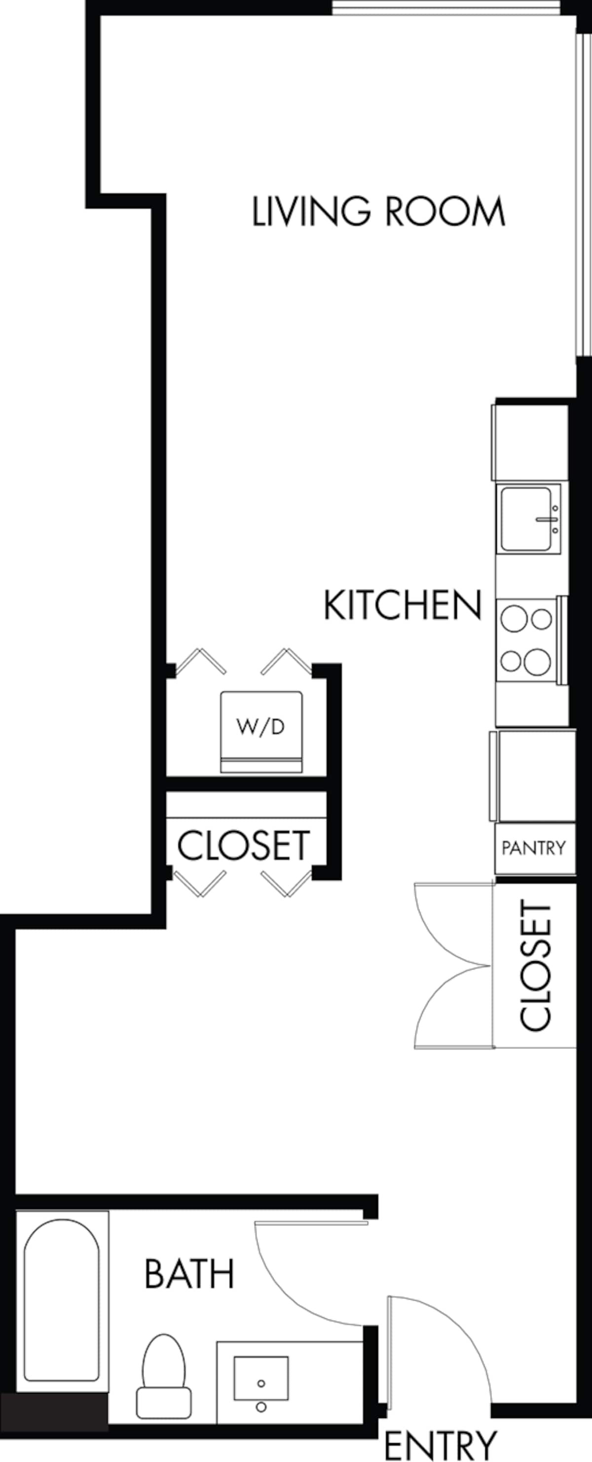 Floorplan diagram for S.7, showing Studio