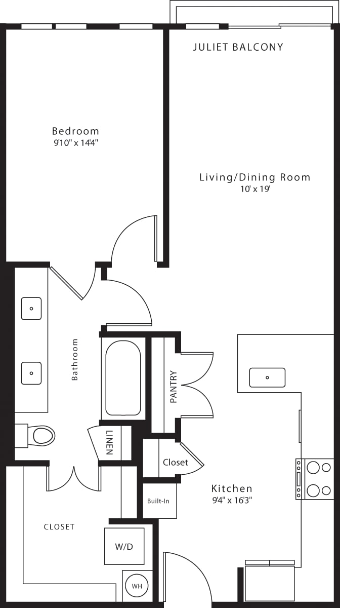 Plano de A17, que muestra 1 habitación