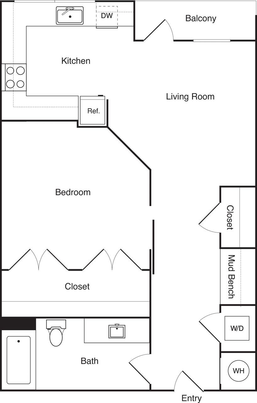 Floorplan diagram for S3, showing Studio