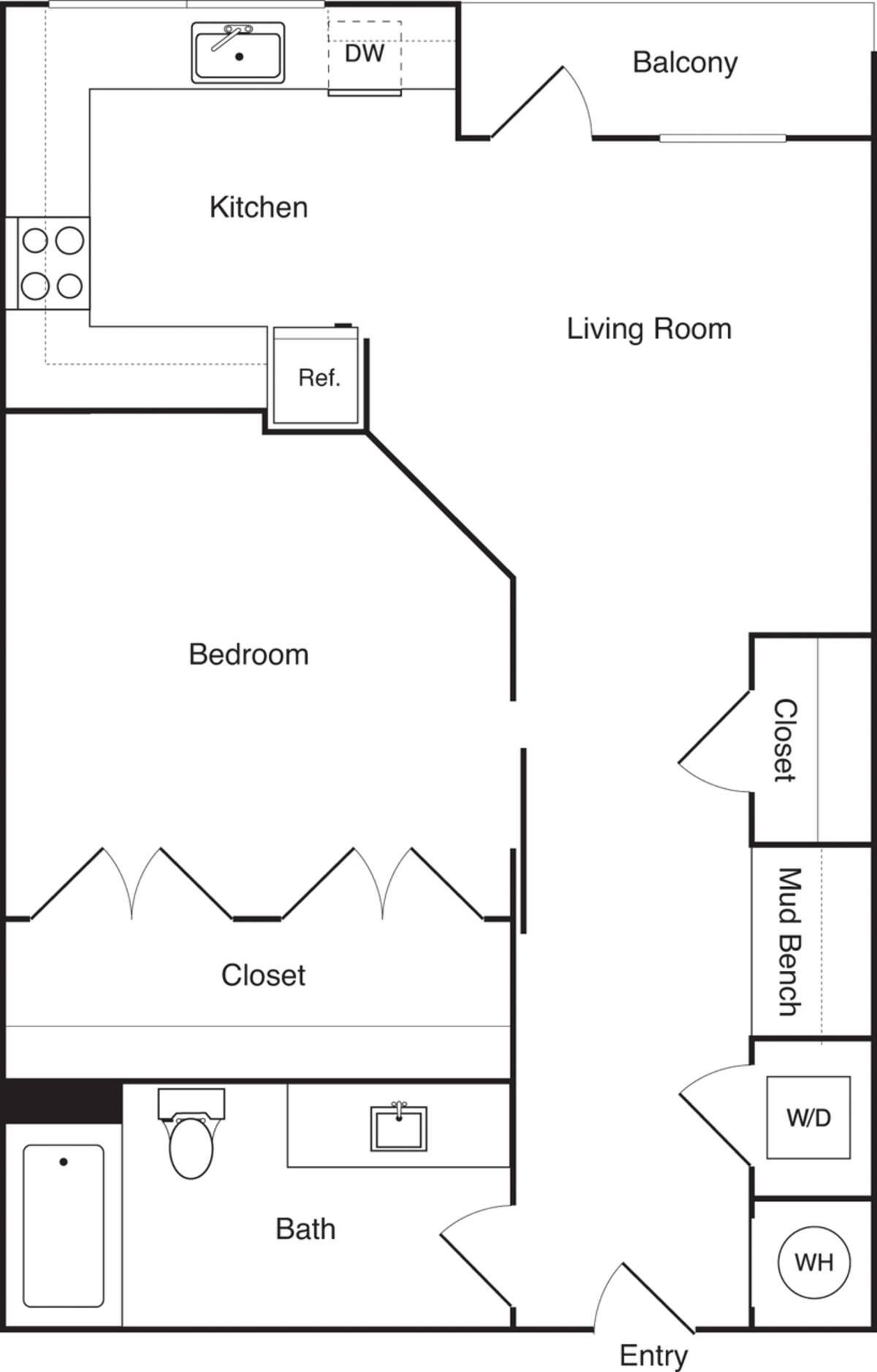 Floorplan diagram for S3, showing Studio