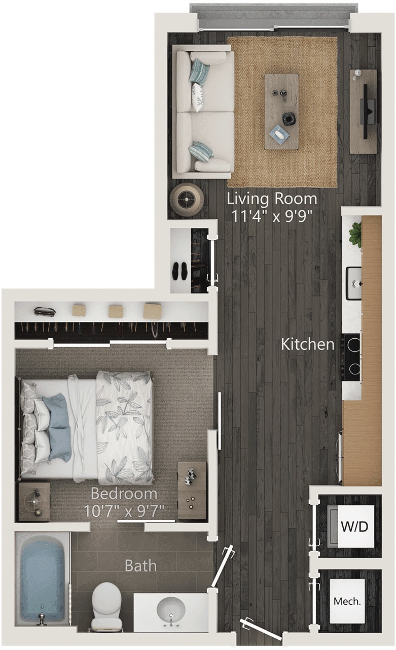 Floorplan diagram for S2, showing Studio