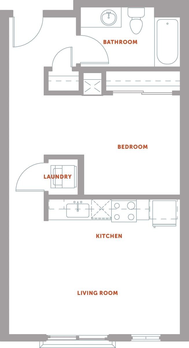 Floorplan diagram for S2, showing Studio