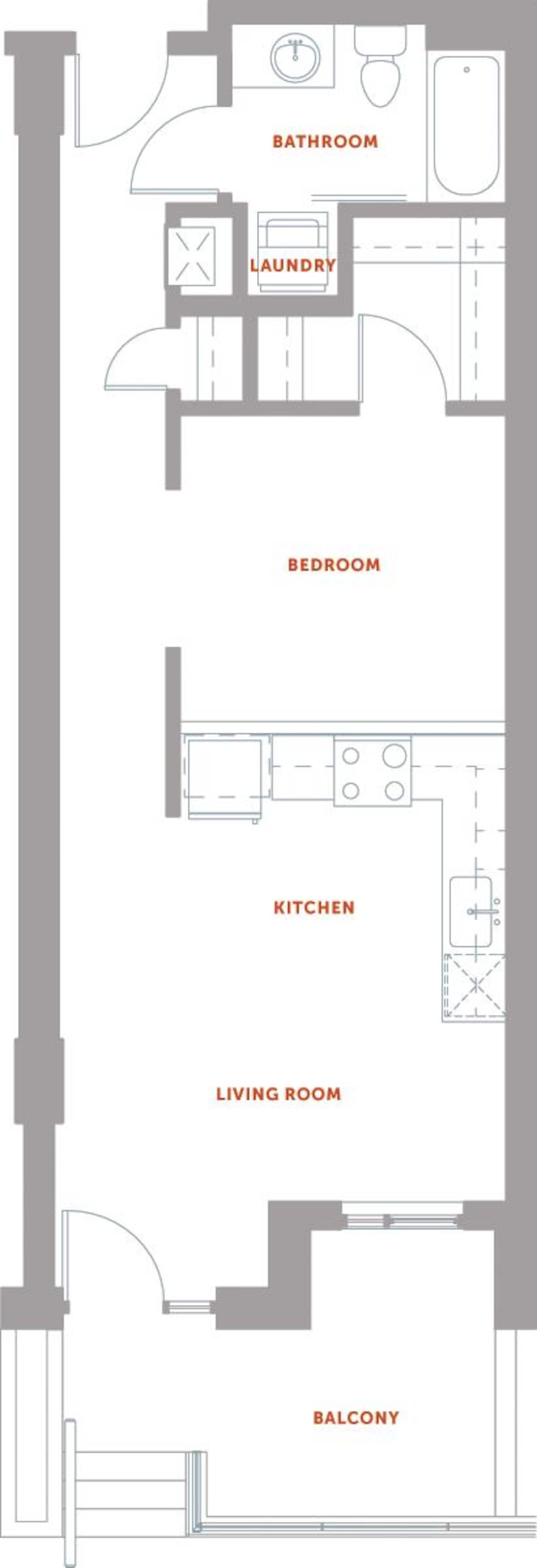 Floorplan diagram for S3 Series 01, showing Studio