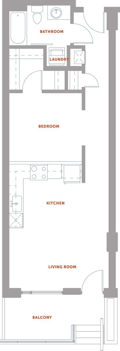 Floorplan diagram for S3 Series 02, showing Studio