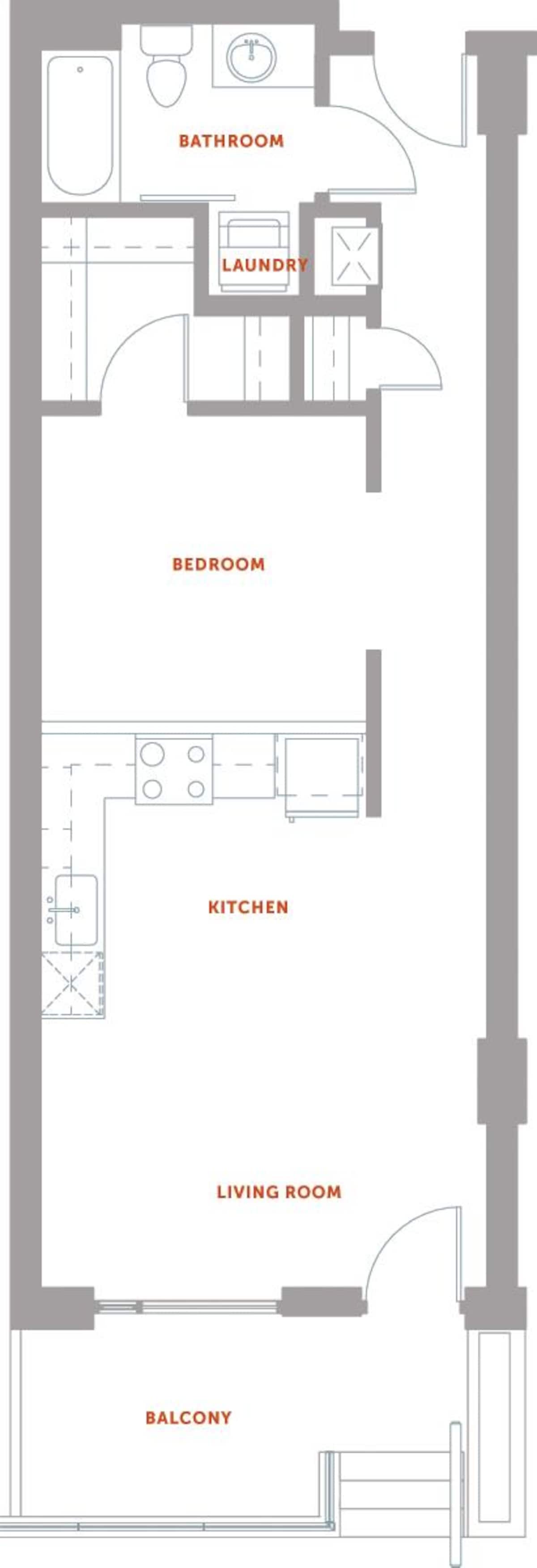 Floorplan diagram for S3 Series 02, showing Studio