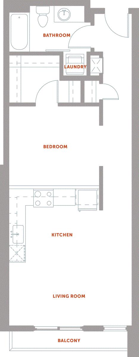 Floorplan diagram for S3 Series 05, showing Studio