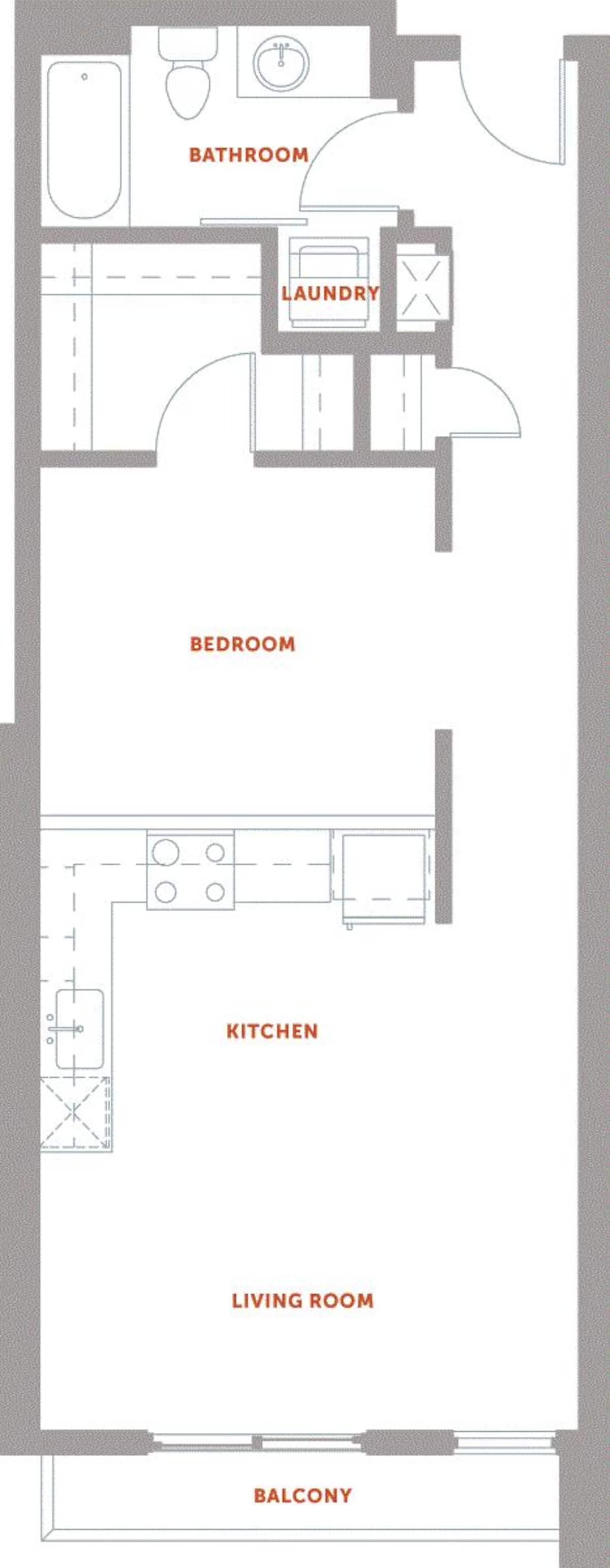 Floorplan diagram for S3 Series 05, showing Studio