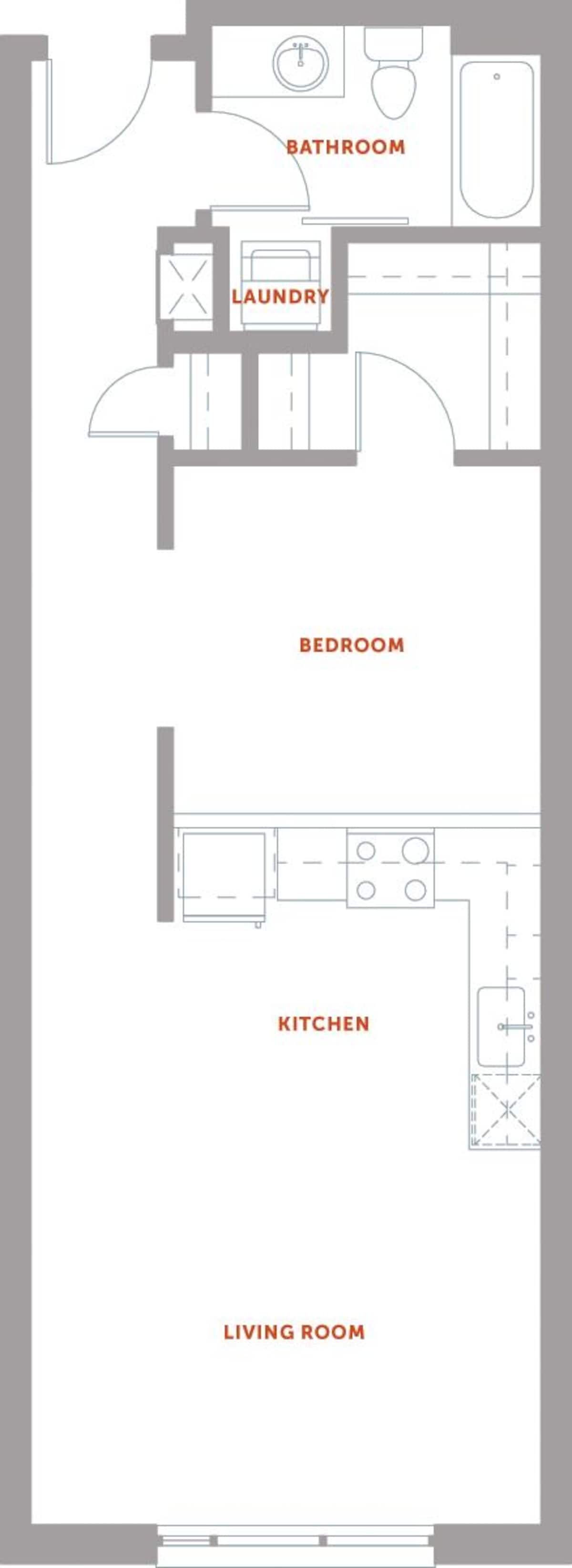 Floorplan diagram for S3 Series 07, showing Studio
