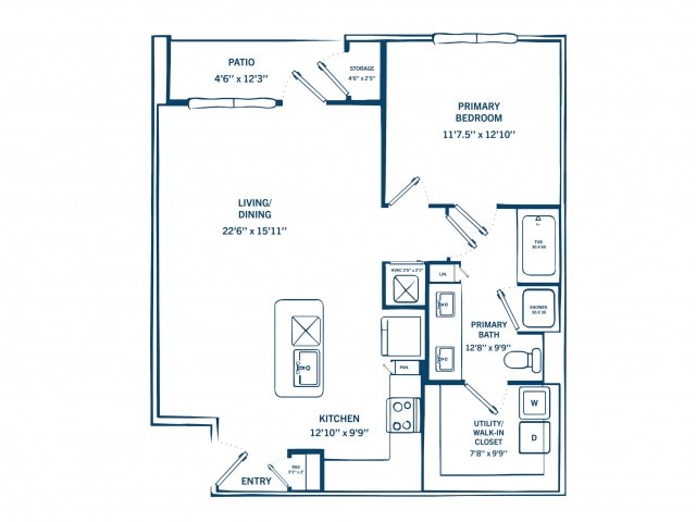 Plano de A2, que muestra 1 habitación