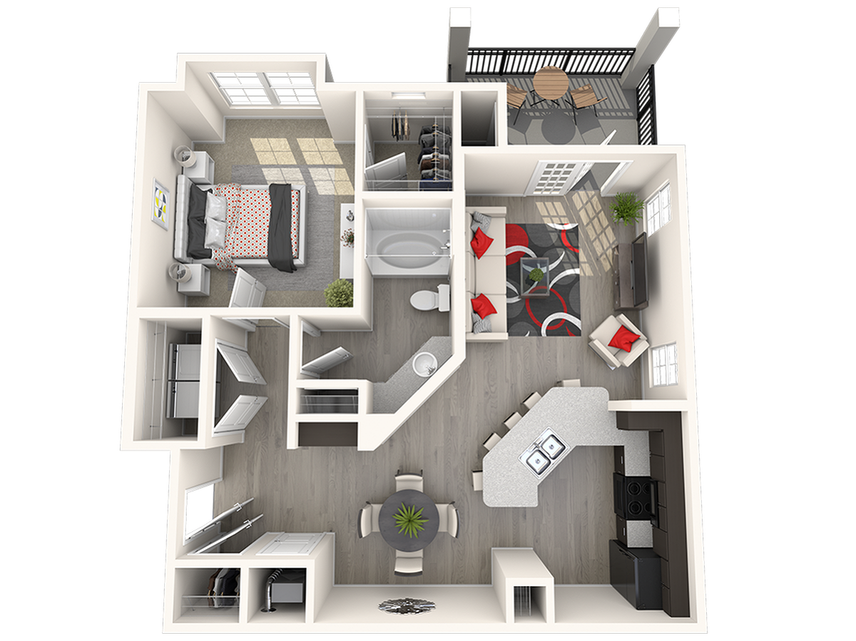Floorplan diagram for Camp-Bay, showing 1 bedroom