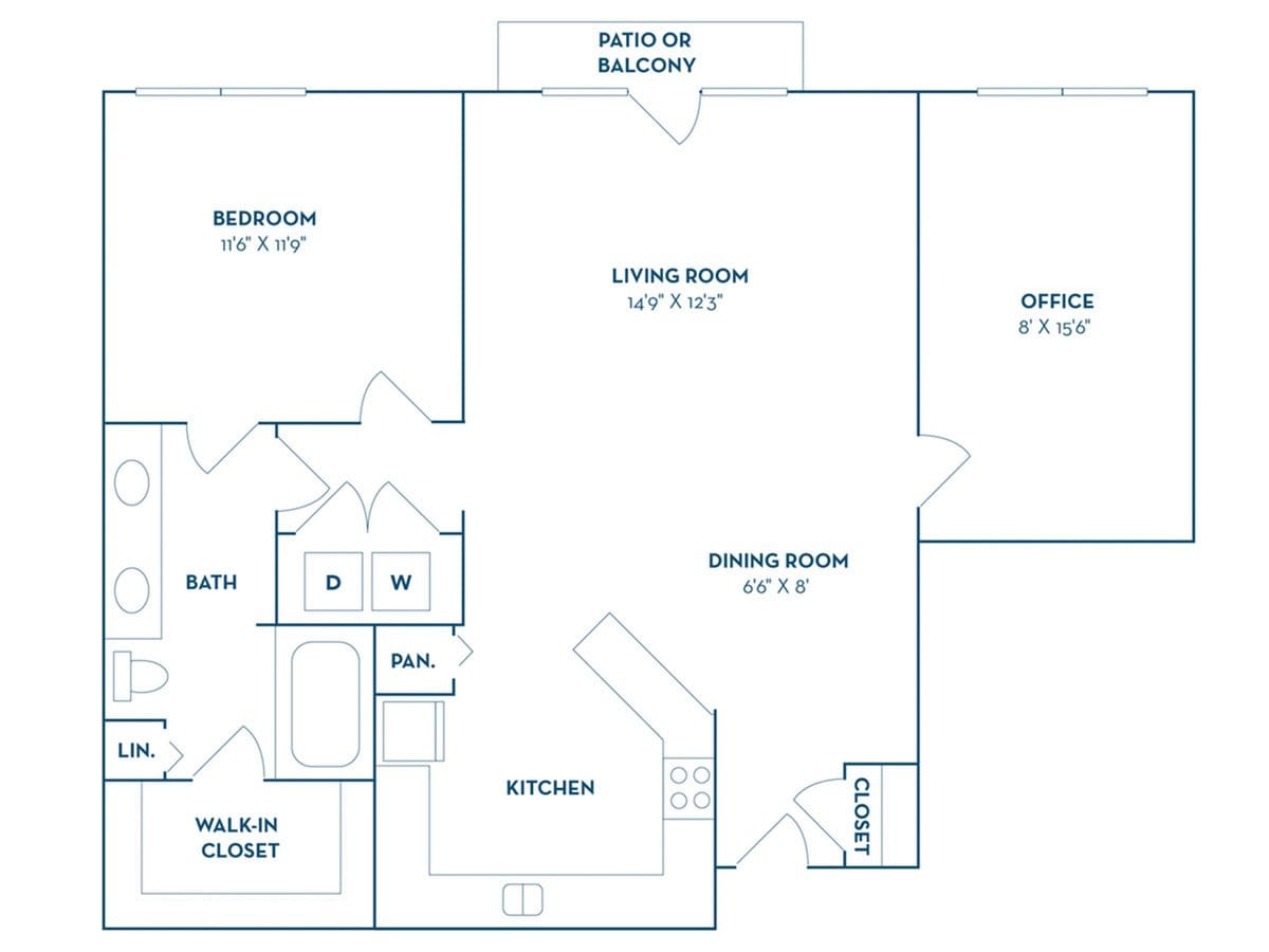 Plano de A7 | Renovated, que muestra 1 habitación