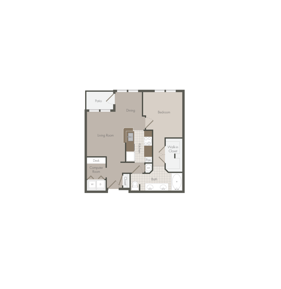 Plano de A1, que muestra 1 habitación
