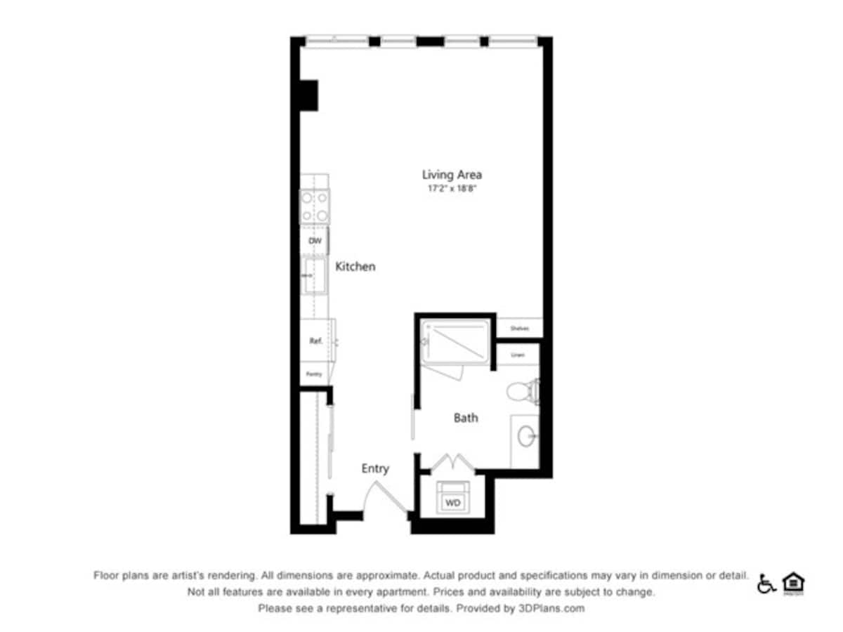 Floorplan diagram for S5, showing Studio