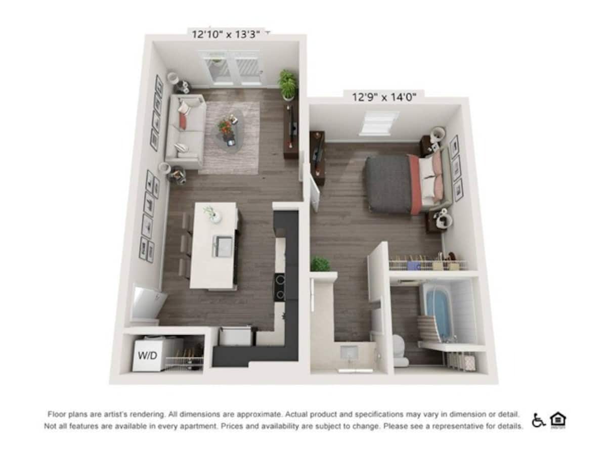 Floorplan diagram for S2, showing Studio