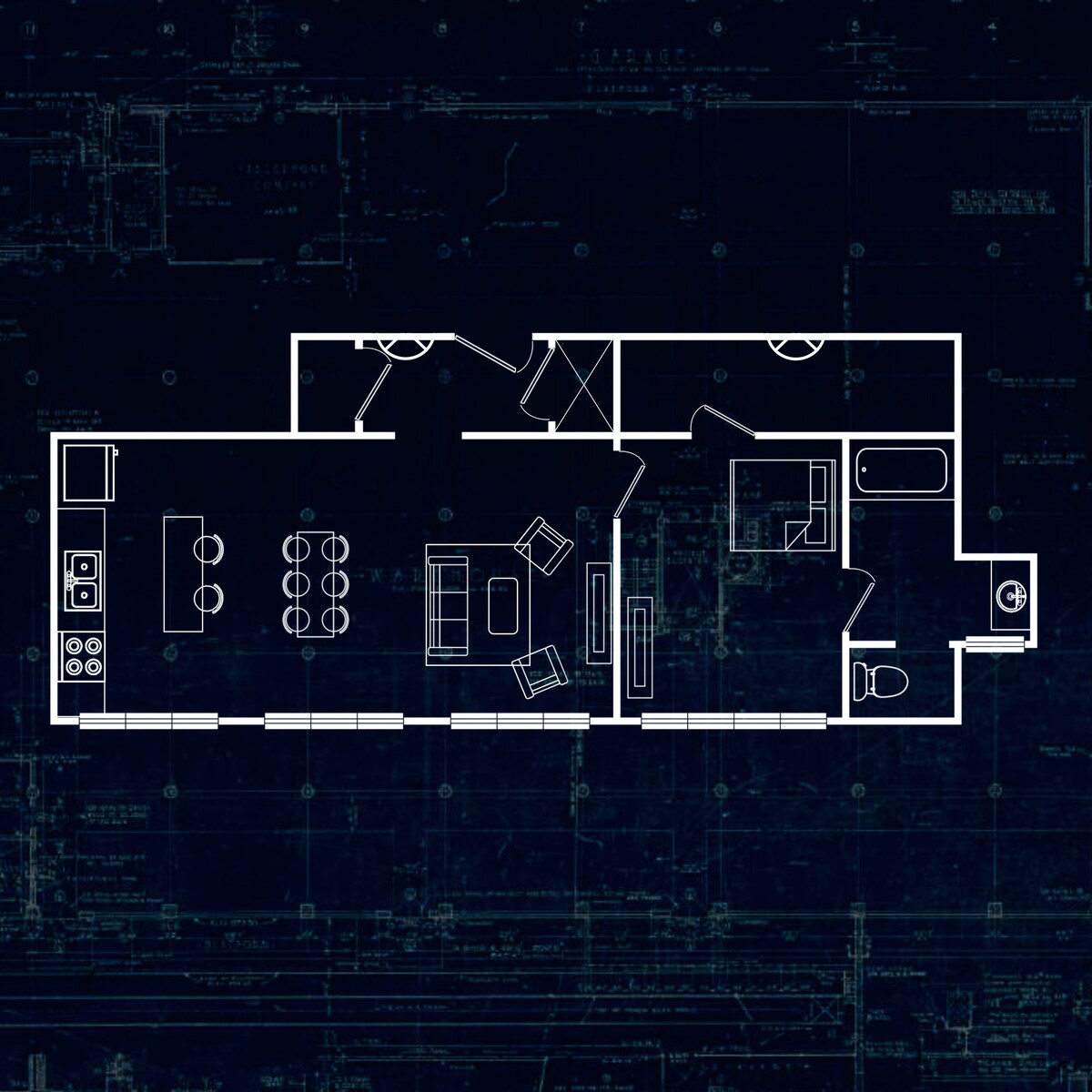 Plano de The Magneto II, que muestra 1 habitación