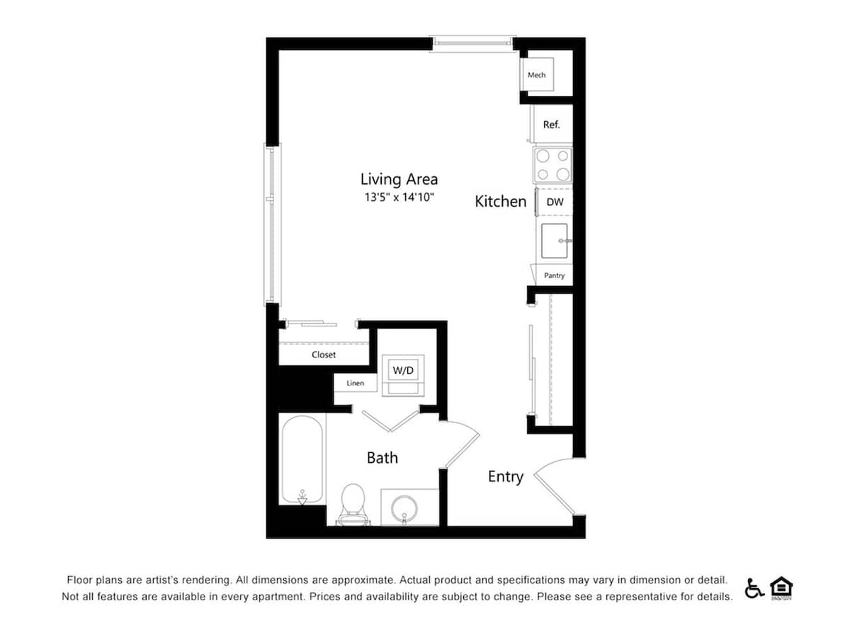 Floorplan diagram for S9, showing Studio