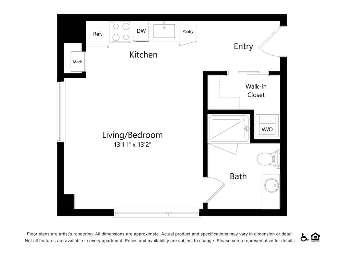 Floorplan diagram for S8, showing Studio